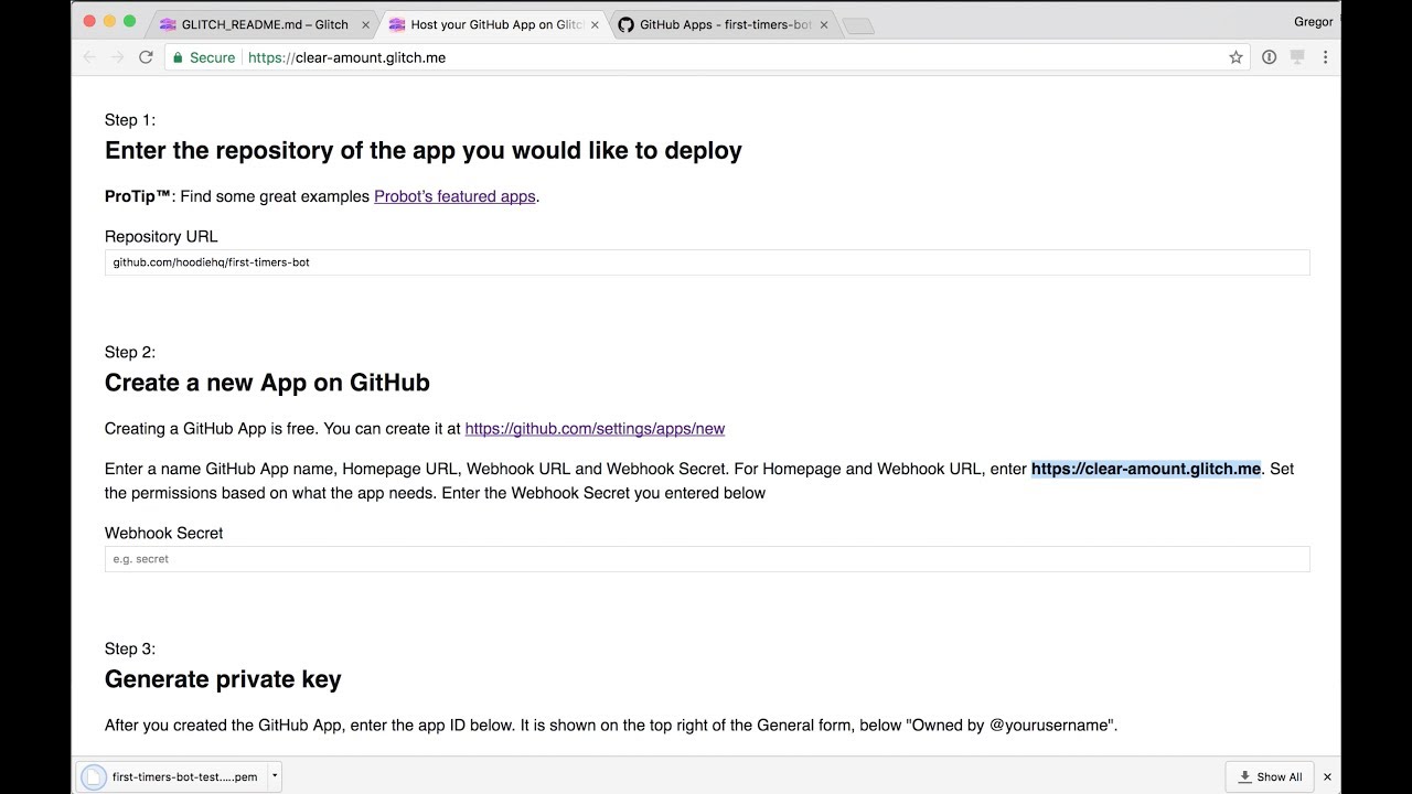 Deploy Probot Apps directly from a GitHub repository