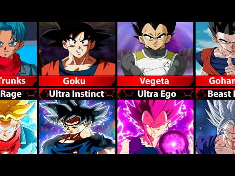 MOST POWERFUL Final Forms of Dragon Ball Characters!