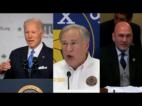 Texas Governor Abbott: send migrants to Washington DC. Media Hunter embarrassment shameful moment