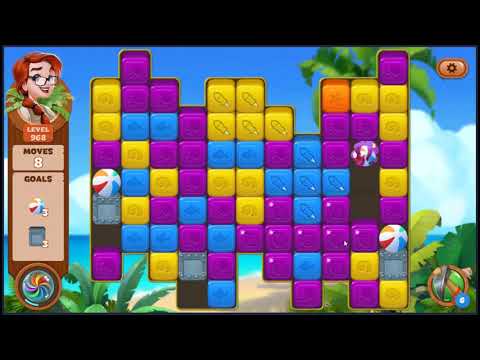 Lost Island Blast Adventure Level 968 - NO BOOSTERS 🏝️ | SKILLGAMING ✔️