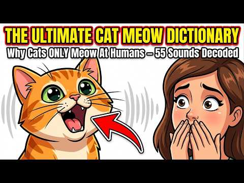 Why Cats ONLY Meow At Humans – Decoding 55 Different Sounds & What Each One REALLY Means