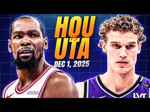 Houston Rockets vs Utah Jazz - FULL GAME HIGHLIGHTS | December 1, 2025 NBA Season