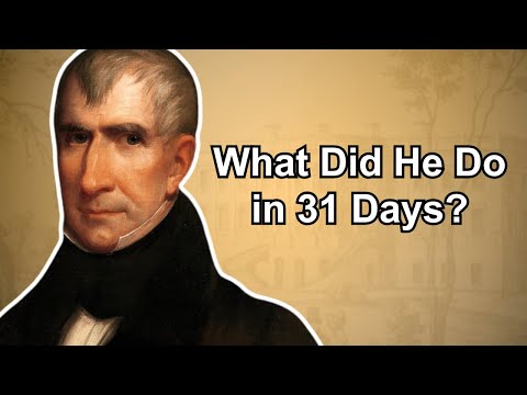 Did William Henry Harrison Do Anything as President?