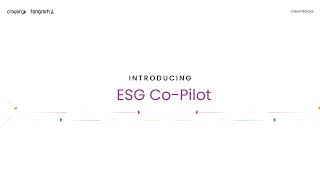 ESG Co-Pilot | AI-Powered Sustainability & ESG Reporting | Crayon Data