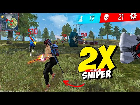 2x Sniper On Fire🔥 Op Solo vs Squad Gameplay🎯 Garena Free Fire