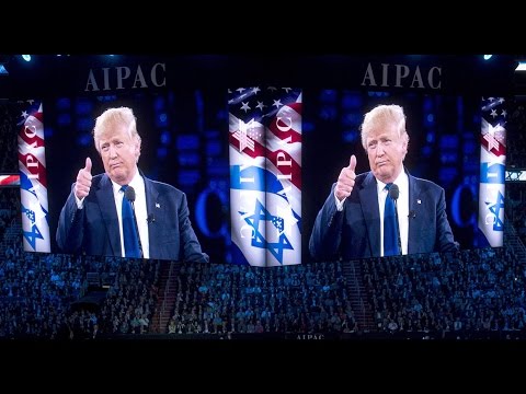 Donald Trump stands with the Jewish state of Israel AIPAC full speech March 21 2016 Video