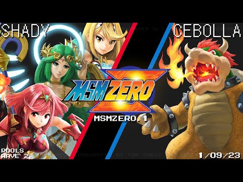 MSM:ZERO.1 - Shady (Pyra/Mytrha, Palutena) Vs. Cebolla (Bowser) - SSBU - Pools Wave 2