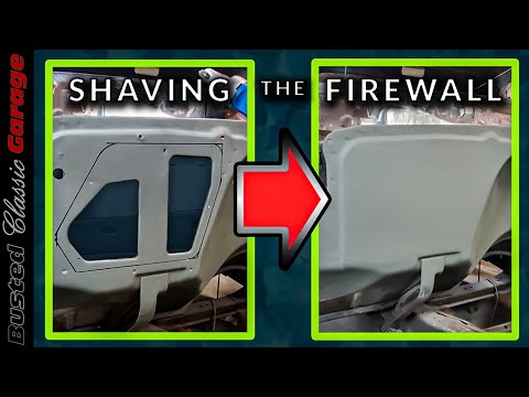 How to do sheet metal fab work on a classic truck for beginners - 1971 Chevy C-10 Firewall shaving