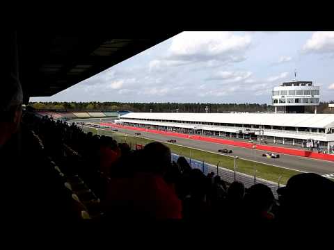 2015 BOSS GP Hockenheim Start Crash Race 2
