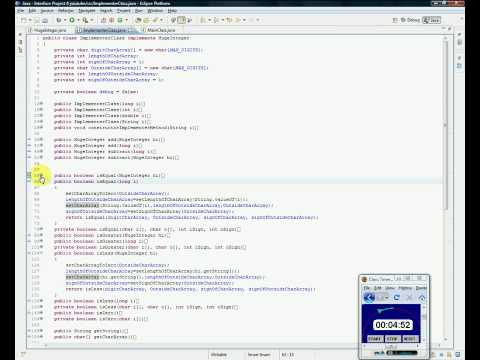 Java Interface Perfecting Code2 Moving Validation Pt 32