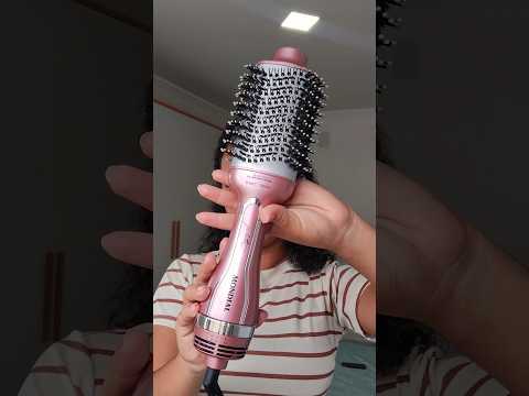 Escovando meu cabelo cacheado com Escova Secadora Mondial by Juliette