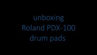 Stanis1avsky - Unboxing Roland PDX-100 drum pads
