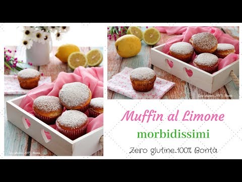 Muffin al limone morbidissimi- Ricetta senza glutine