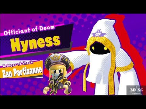 Kirby Star Allies Bosses 14 Lightning General - Zan Partizanne & Officiant of Doom - Hyness