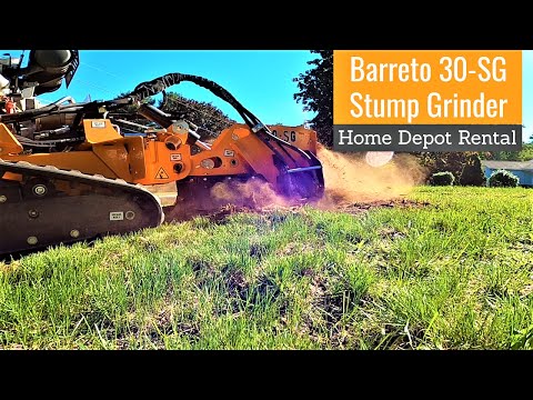 Barreto 30-SG Stump Grinder | Home Depot Rental