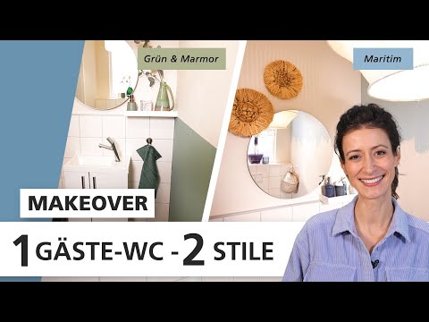 🌅 Maritimes vs. grünes Gäste-WC 💚  | Makeover | INTERIYEAH! - Einrichten mit SEGMÜLLER