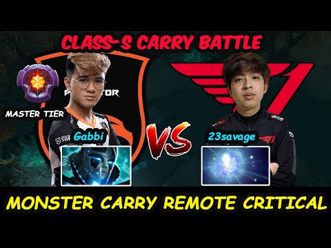 TNC Gabbi PA Remote Critical vs T1.23savage IO - Class S Carry Battle Before 7.29 New Patch Dota 2