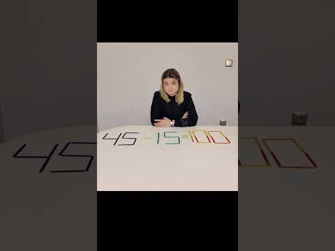 45-15=100 Bulmacası 🚀: Yanlış Eşitliği Düzelt 🎯#boardgames #challenge #funny