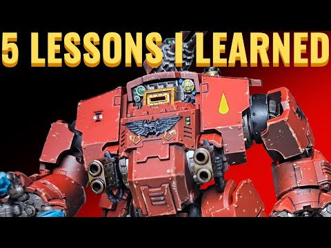 5 Lessons I Learned Painting Blood Angels, Plus the New Brutalis Dreadnought | Warhammer 40k