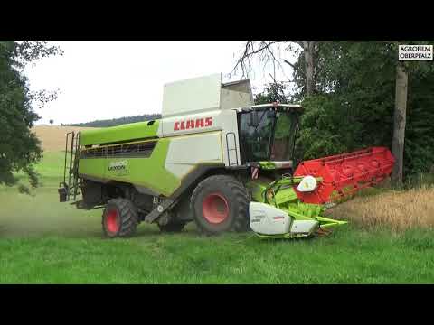 Dreschfieber - Claas Lexion 5400 - Lohnarbeiten Janker - Gerste dreschen 2021
