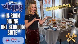 Concierge Perk - Dining in your One Bedroom Suite | Disney Wonder Suite #8534 | Disney Cruise Line