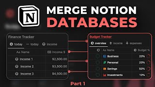 How to merge Notion databases with each other