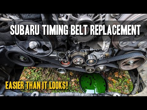 How to Change a Subaru SOHC Timing Belt (EJ20 Engine) STEP BY STEP Guide