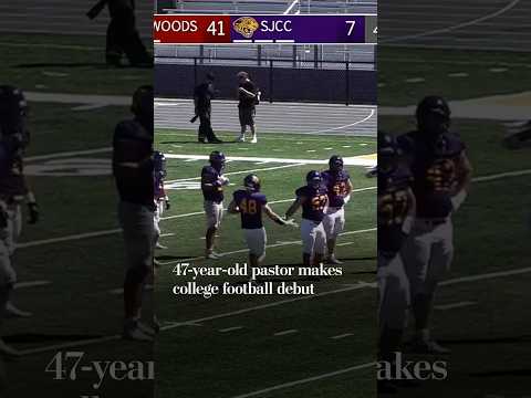 47-year-old pastor makes college football debut