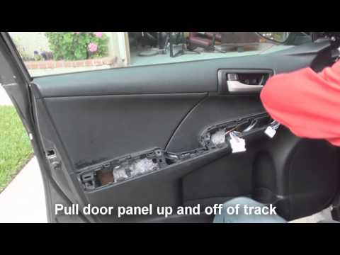 how to remove door panel toyota camry  2012 2013 2014 and up