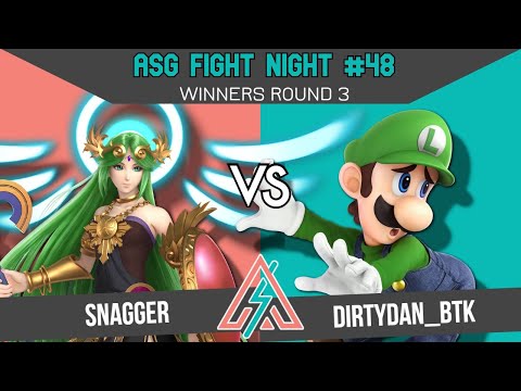 ASG 48: WINNERS ROUND 3 - Snagger (Palutena) vs DirtyDan_BTK (Luigi)