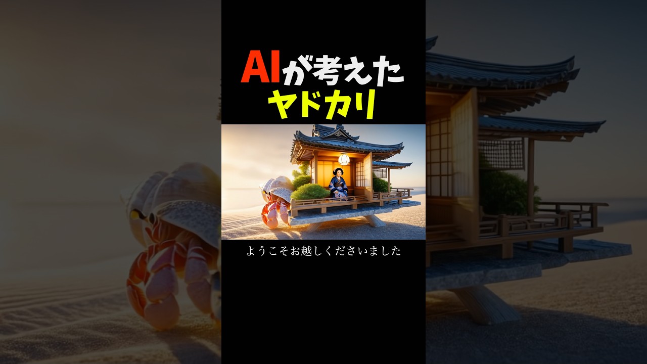 AIが考えるヤドカリってこんな感じです#ai