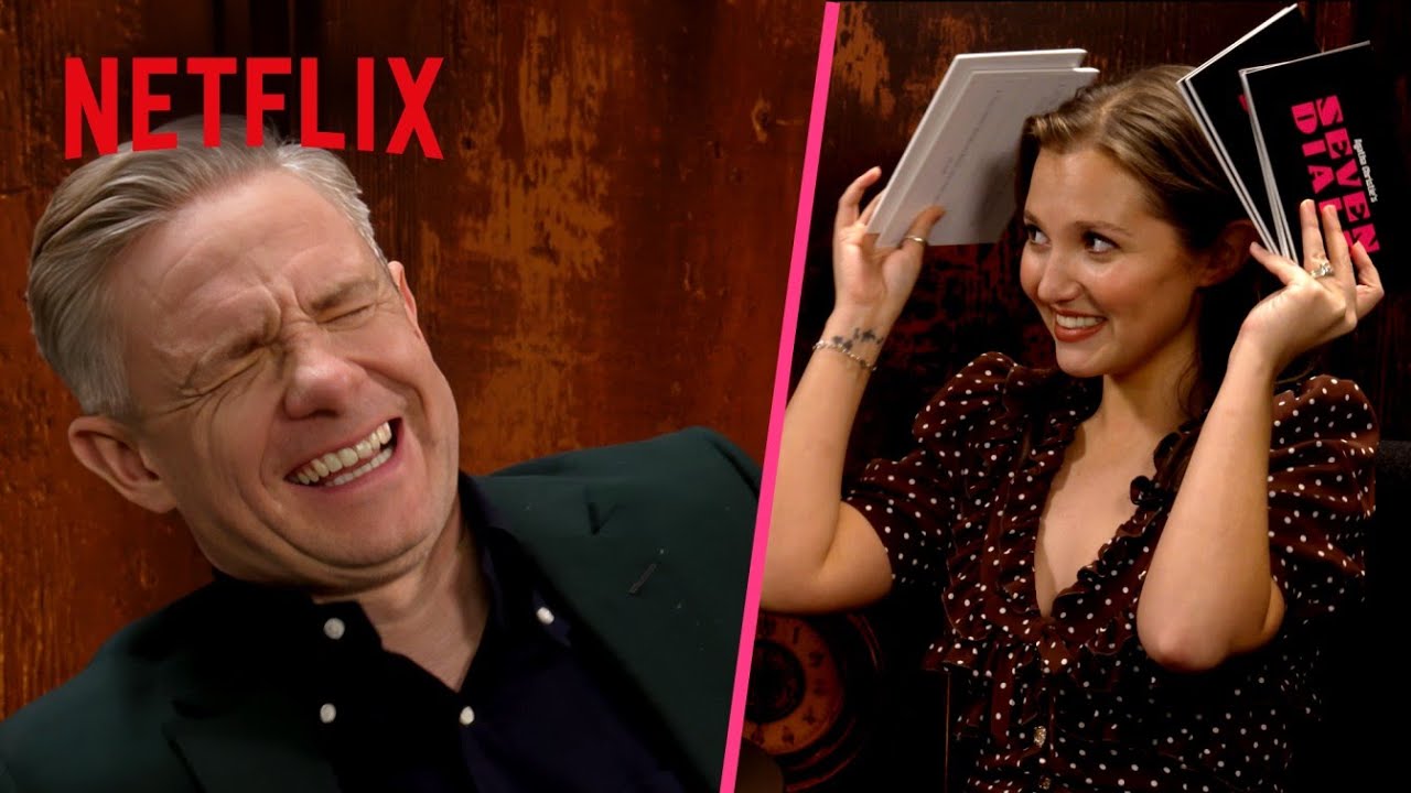 Martin Freeman & Mia McKenna-Bruce Enjoy a Chaotic Interview Over Afternoon Tea | Netflix