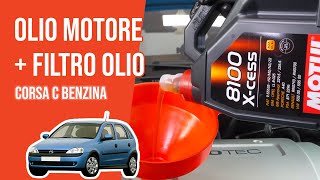 Youtube thumbnail of video "Cambio olio motore e filtro dell'olio Corsa C 1.4 16V 🛢"