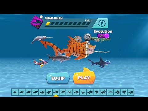 Hungry Shark Evolution || SHAR-KHAN CUSTOM² Coming Soon - All New Mod Hack Unlocked Gems and Coins