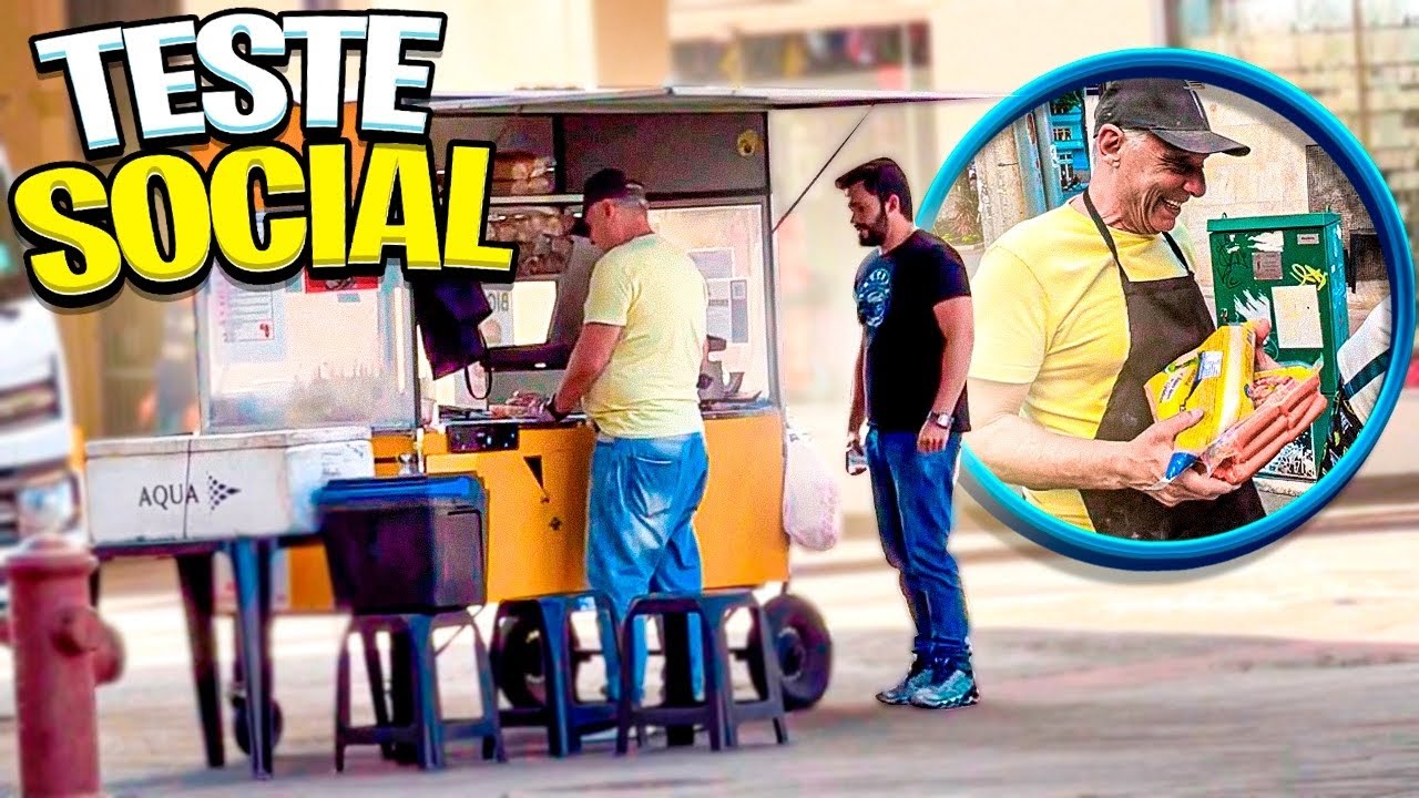 ELE PEDIU UM LANCHE, OLHEM O QUE ESSE HUMILDE SENHOR FEZ *emocionante* 🥹❤️