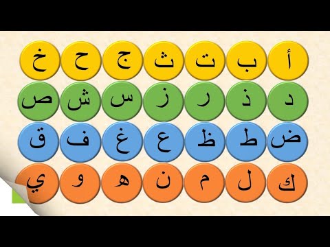 حروف الهجاء للأطفال،الحروف العربية للأطفال