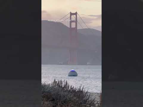 Greetings, earthlings? 🛸👽️ UFO-looking spotted in San Francisco Bay