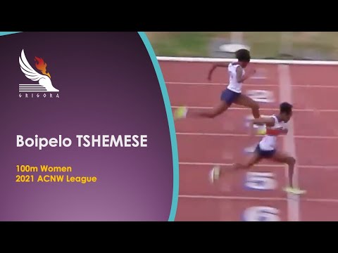 2021, April 29 ACNW League - 100m Women, Boipelo Tshemese - 11.70 sec