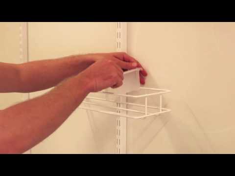 Elfa Assembly instruction: Door and Wall Rack – Media Rack