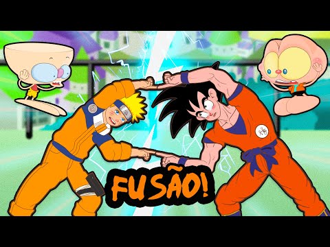 Mongo e Drongo e a FUSÃO de Naruto e Goku ⚡