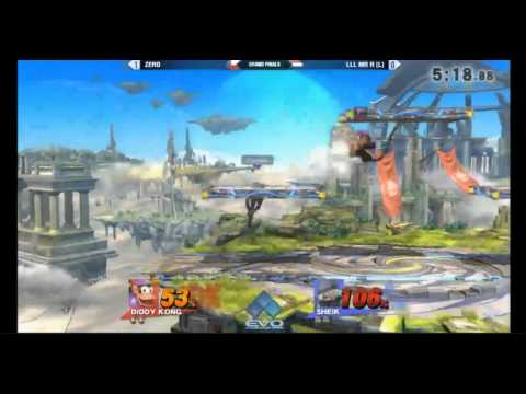 EVO 2015 Super smash bros wii u top 8 grand finals zero vs LLL|Mr. R