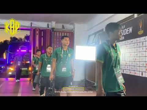 Detik2 Kedatangan Pemain Persebaya vs Persija ‼️