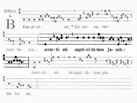 Off. Benedixisti, Domine terram tuam