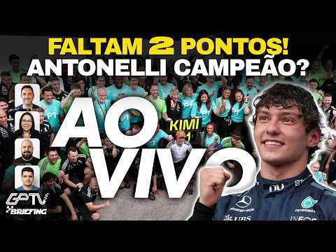 🔴 AO VIVO: ANTONELLI VENCE NOS EUA E FICA A 2 PONTOS DE TÍTULO HISTÓRICO NA F1 | Briefing