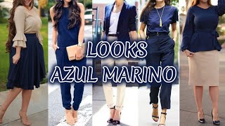 AZUL MARINO un COLOR FINO y ELEGANTE para USAR en TUS LOOKS y OUTFITS / COMO COMBINAR AZUL MARINO