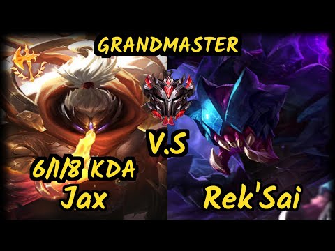 FNC Broxah (JAX) vs REK'SAI - 6/1/8 KDA JUNGLE GAMEPLAY - EUW Ranked GRANDMASTER