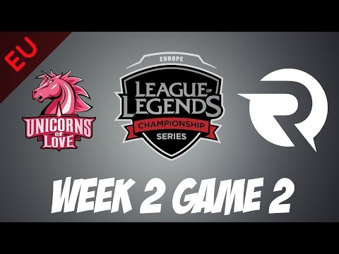 Origen vs Unicorns Of Love | Game 2 | HIGHLIGHTS | EU LCS W2D1 2017 Spring split