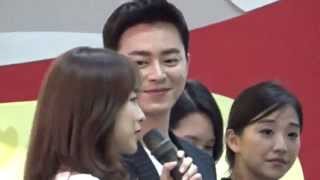 150904 Jo Jung Suk & Park Bo Young @ West Mall Oh my Ghost Meet & Greet