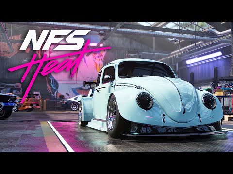 VW BEETLE BUILD & ENGINE SWAP - NEED FOR SPEED HEAT Gameplay Walkthrough Part 16 (Full Game)