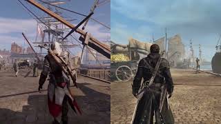 Assassin's creed 3 remastered vs rogue NEW YORK GRAPHIC COMPARISON
